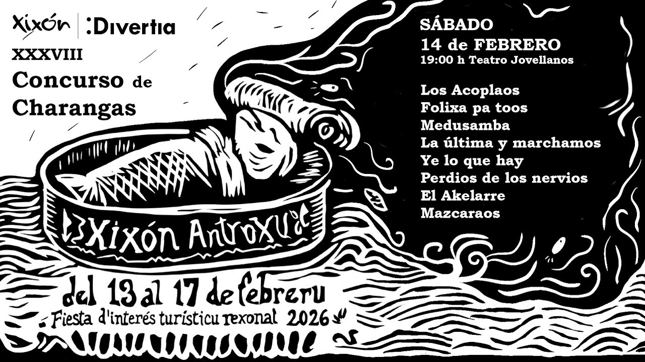 ANTROXU 2026 - XXXVIII CONCURSO DE CHARANGAS - SÁBADO 14/02/26