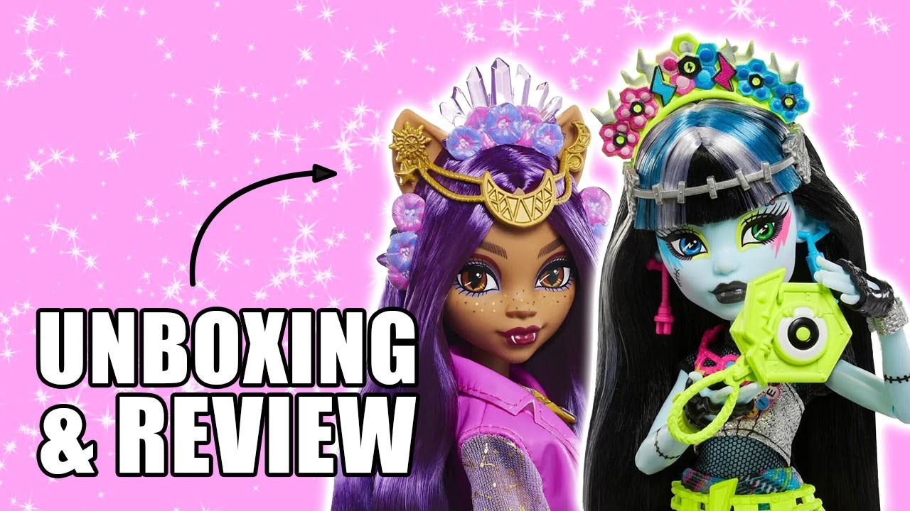 Monster High G3 Monster Fest Clawdeen & Frankie Dolls Unboxing & Review!
