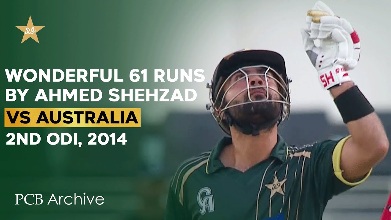 PCB Archive - Ahmed Shehzad's Wonderful 6️⃣1️⃣ Runs Innings | PAK vs AUS 2nd ODI 2014 | M1C2A