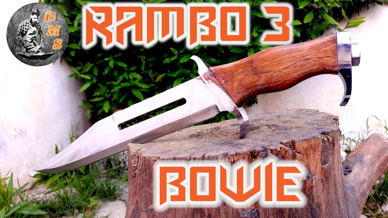Making a RAMBO 3 Bowie knife from scratch
