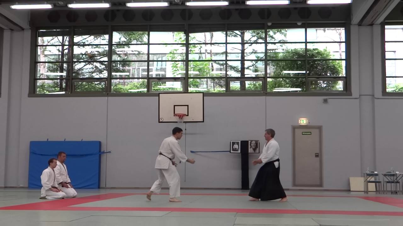 France Jacques Muguruza sensei. Munchen June 2016. Yoshinkan aikido demonstration