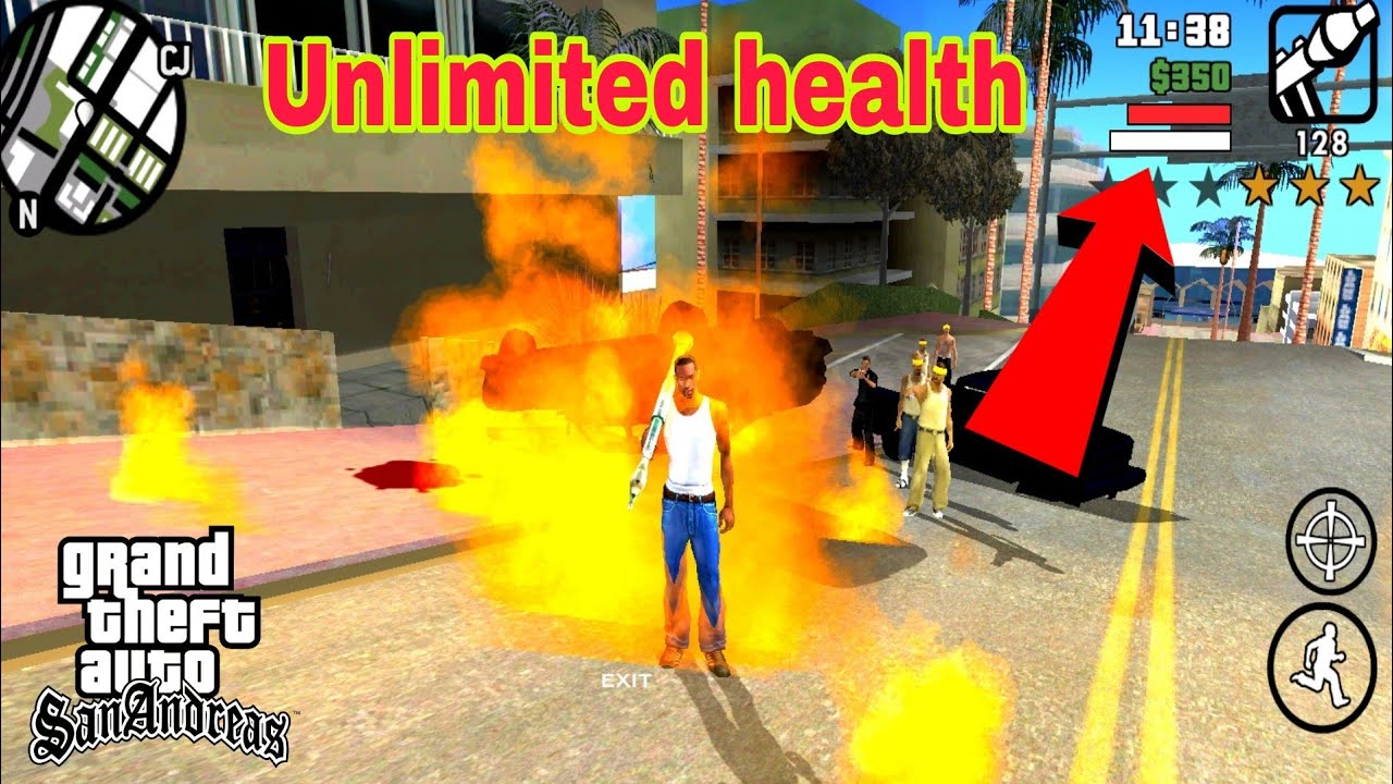GTA San Andreas Health Cheat: Unlimited or Infinity?