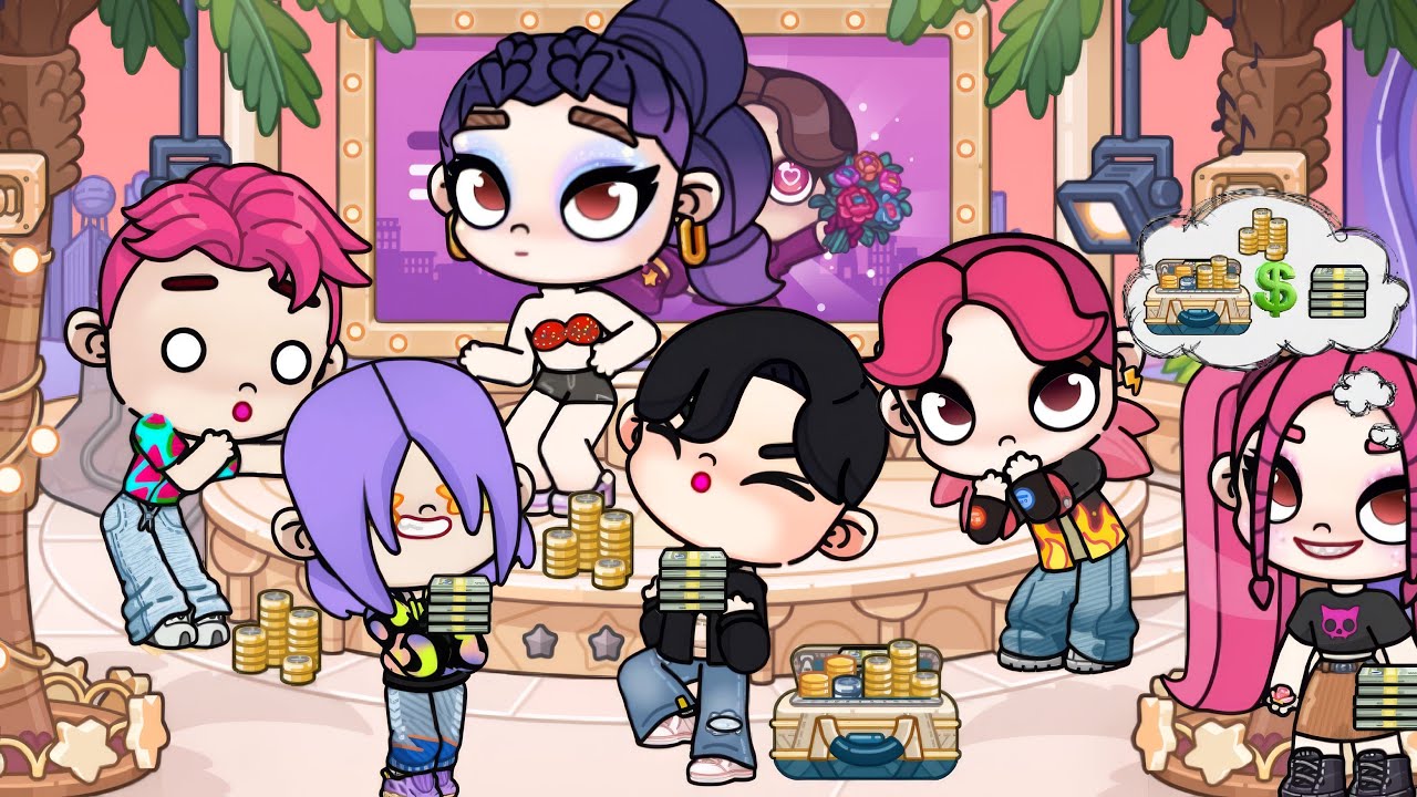 Mira And Zoey Sold Me To Saja Boys🥺😱 | Kpop Demon Hunter | Avatar World Life Story 
