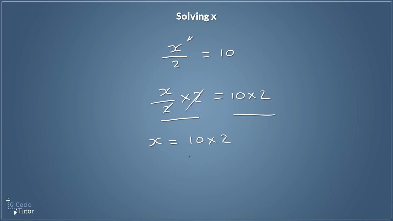 Solving X - Machine Shop Maths - An introduction to Linear transposition