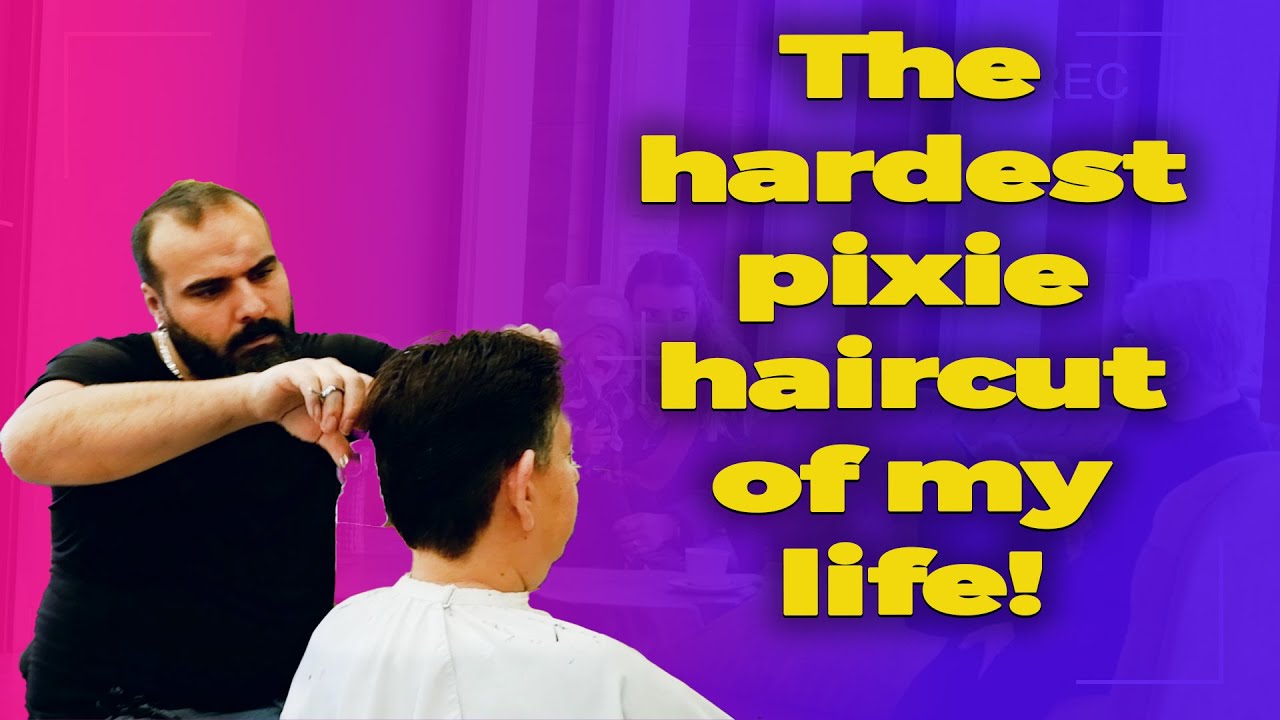 Hey Baby. Why Are You Doing Like That!! Pixie Haircut For Women | Hairstyle