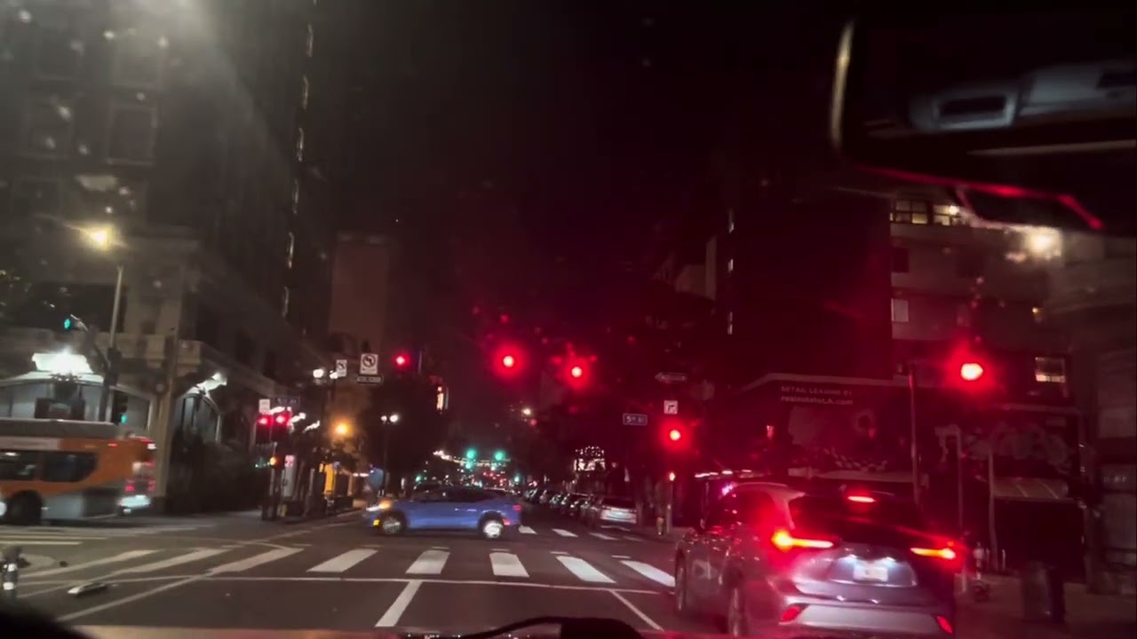October 20,2025 Downtown Los Angeles Historic Core driving tour with Dirty Windshield. 