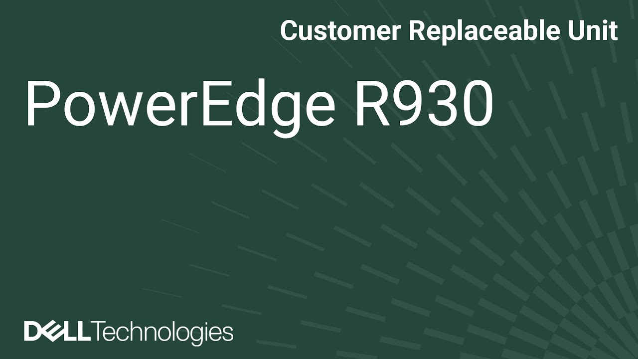 Dell PowerEdge R930: Install Strain Relief Bar