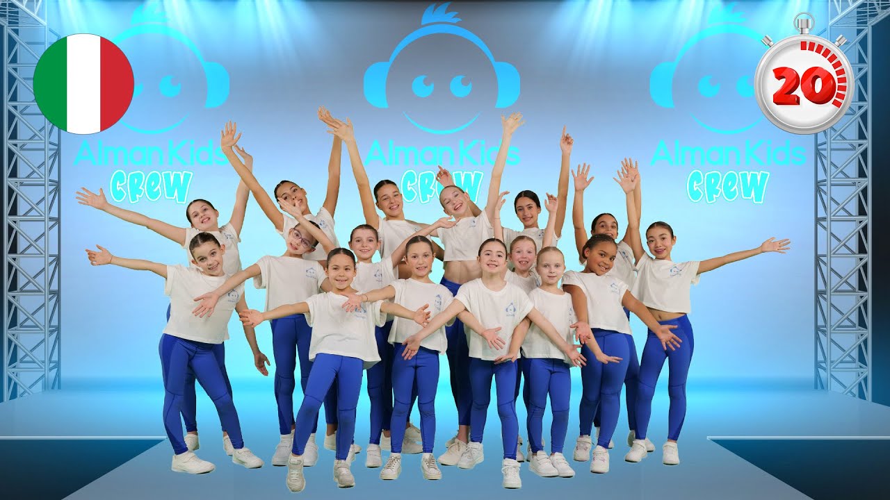 Balliamo con ALMAN KIDS CREW 💃🏼 🥳 20 minuti di musica e coreografie!