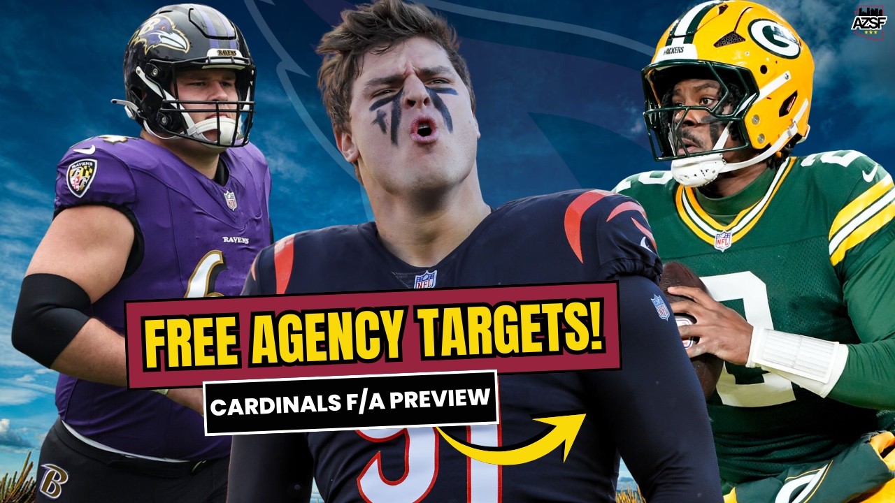 Arizona Cardinals 2026 Free Agency TARGETS | Cardinals Cap Space UPDATE POST Kyler Murray!