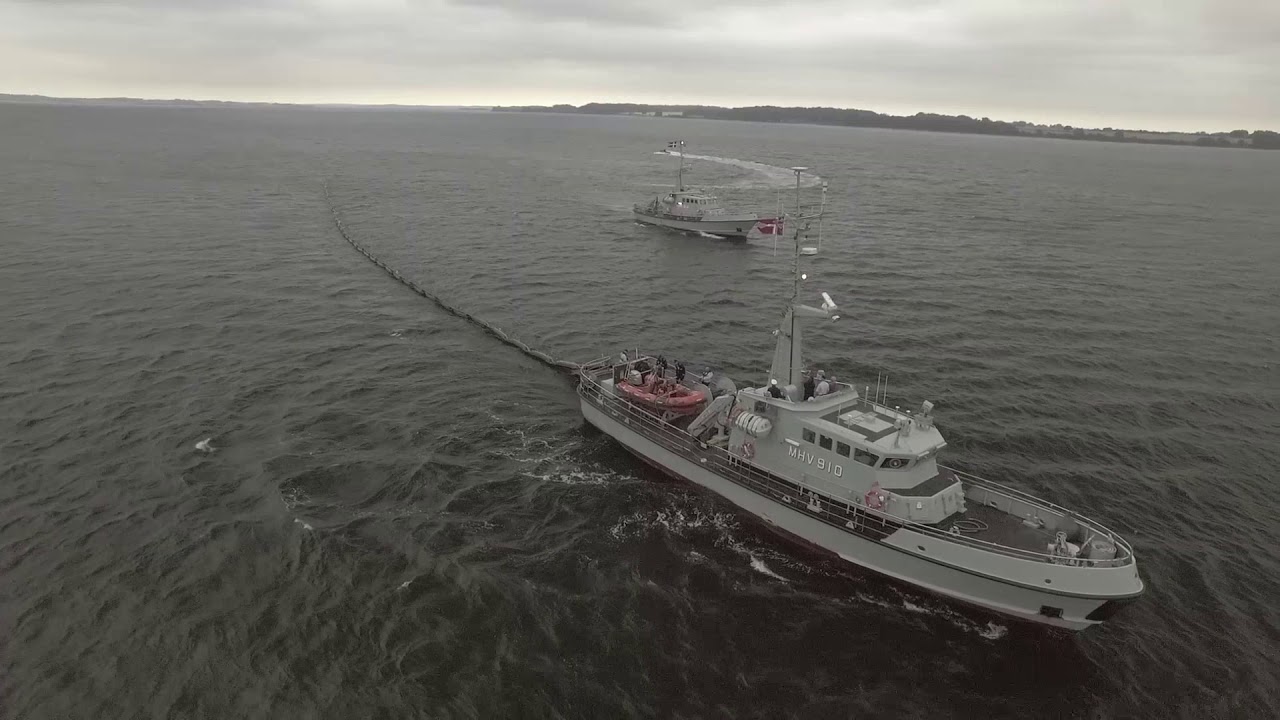 Marinehjemmeværnet på miljø øvelse