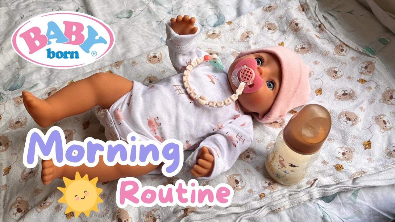 Baby Born Morning Routine ☀️with REAL Bottle Feeding 🍼💕
