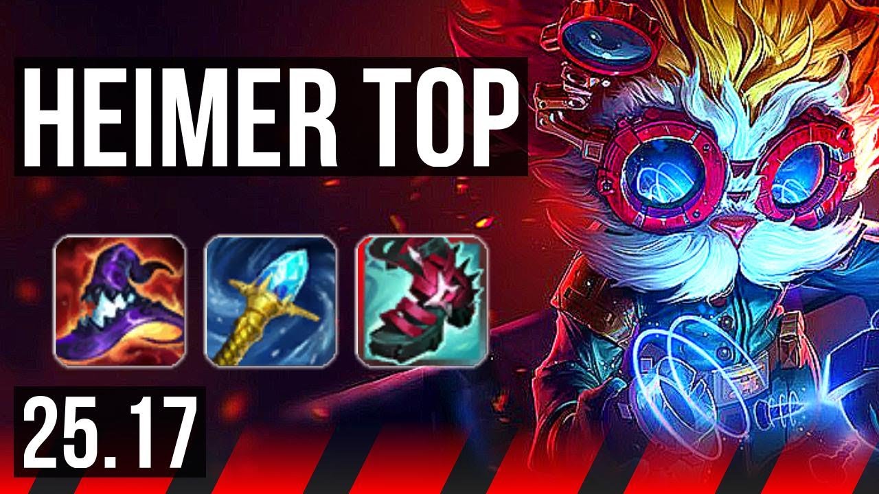 HEIMERDINGER vs VOLIBEAR (TOP) | 7 solo kills | KR Master | 25.17