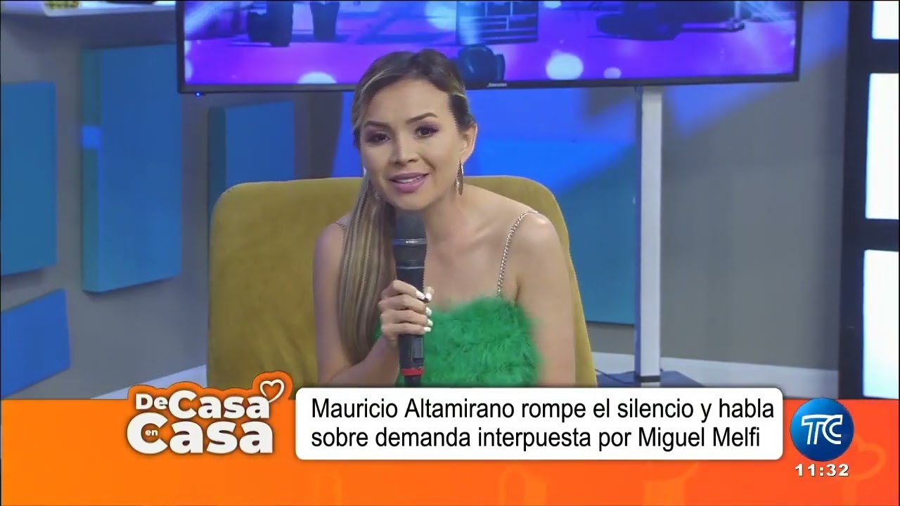 Mauricio Altamirano habla sobre la demanda que le puso Miguel Melfi