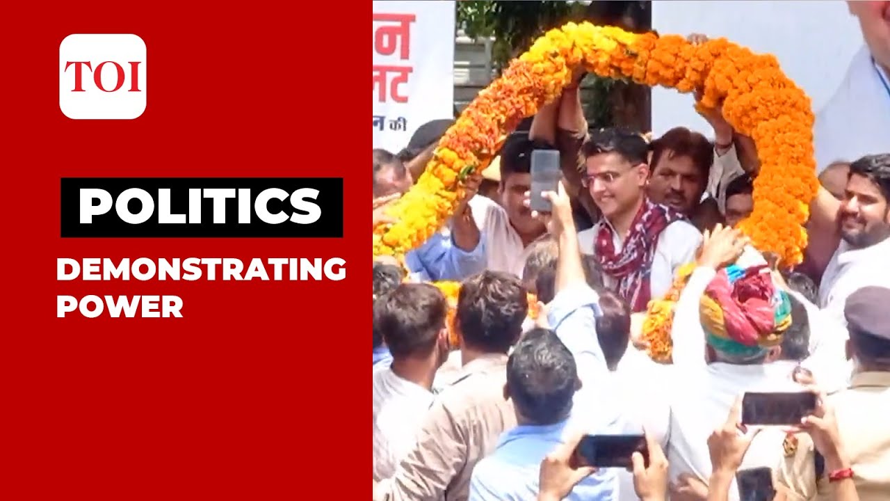 Rajasthan: Supporters celebrate Sachin Pilot's birthday in show of strength