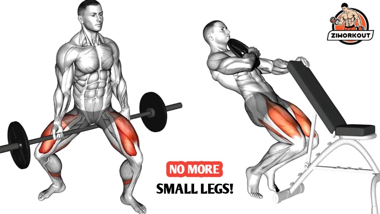 Больше никаких тонких ног ❌ Попробуйте эти 6 новых упражнений для ног в спортзале