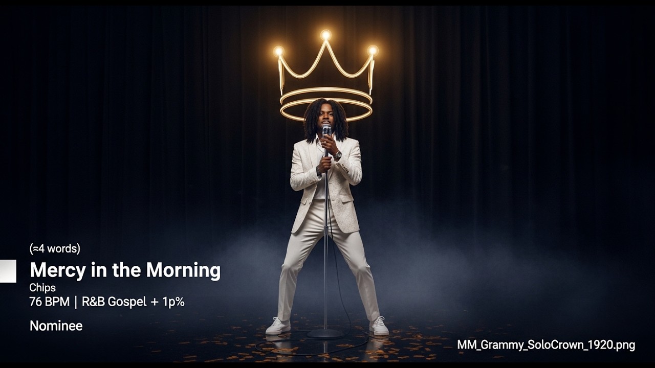 R&B Gospel (76 BPM) for Prayer & Planning — Mercy in the Morning (Full EP)