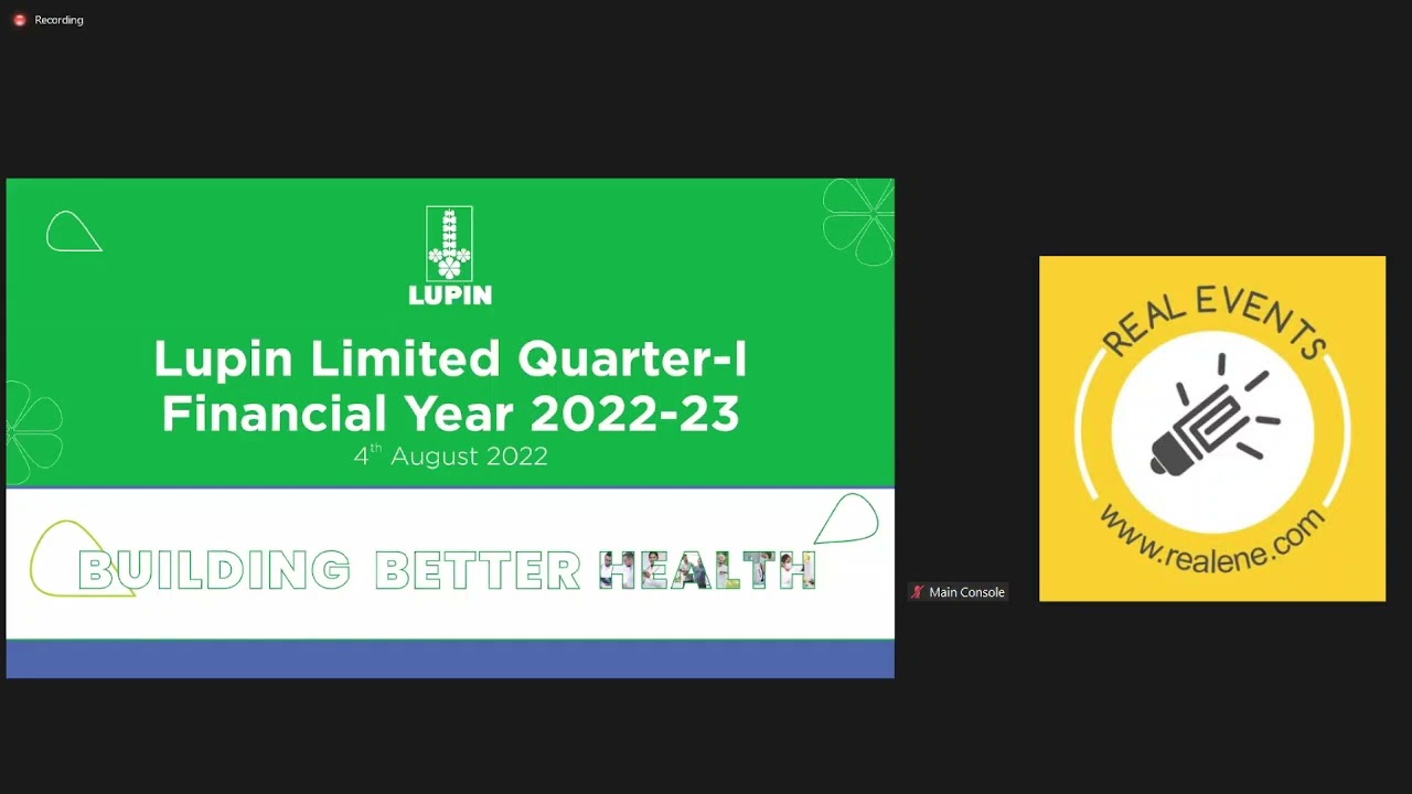 Lupin Earnings Call for Q1FY23