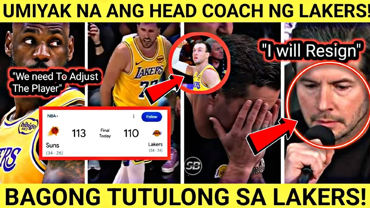 LAKERS May BIGLANG AKSYON! JJ REDDICK Handang Mag Resign Kapag NATALO Ulit! KENNARD Hahabaan Oras!