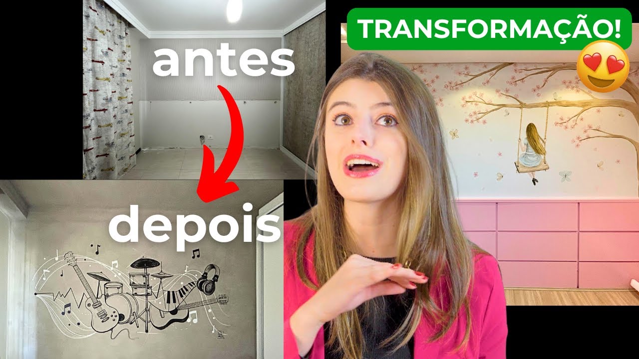 CRIEI um quarto para adolescente e outro infantil - VEJA O PROCESSO