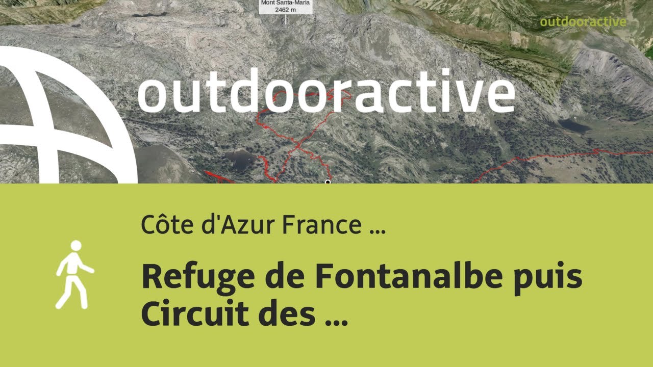 randonn&eacute;e dans les Alpes-Maritimes: Refuge de Fontanalbe puis Circuit des ...