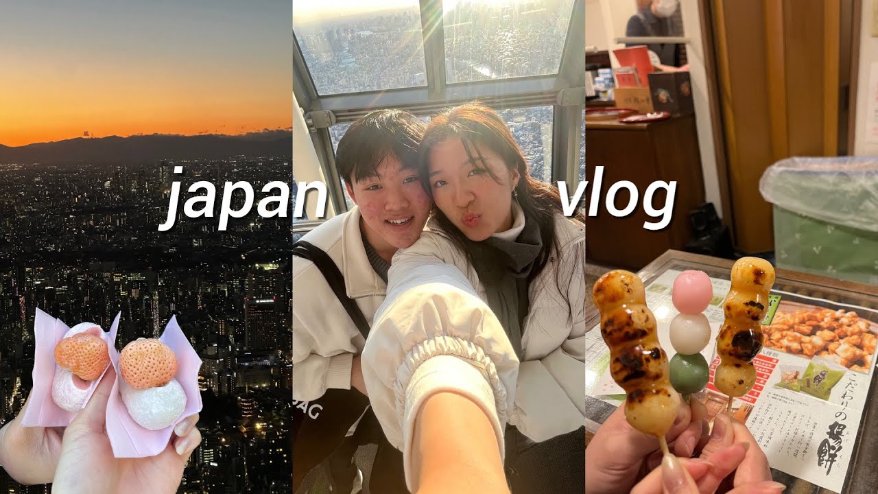 exploring asakusa, watching the sunset & fine dining at tokyo skytree 🍡🌠 | japan diaries