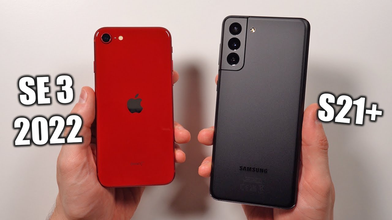 iPhone SE 3 (2022) vs Samsung S21 Plus 🔥 Speed Test