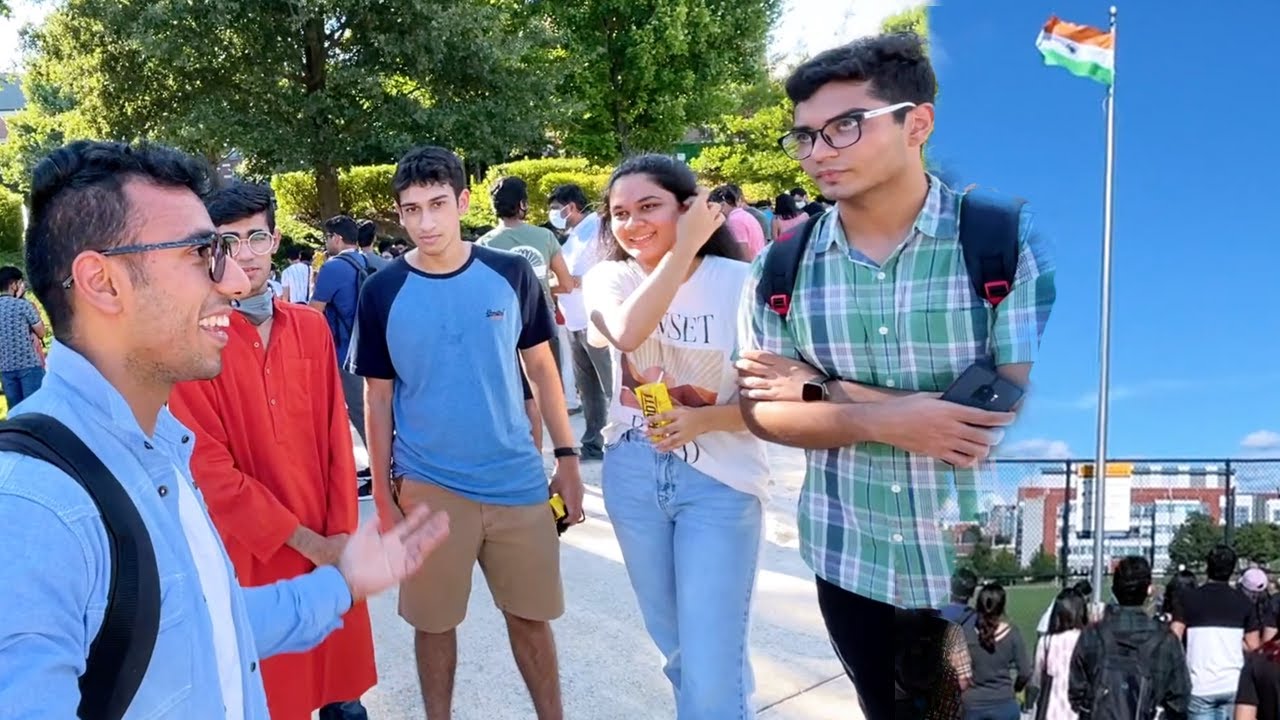 Welcoming Students on-campus | India's Independence Day!!