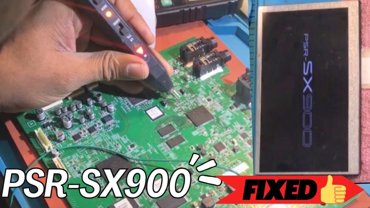 FIXED! | Yamaha SX900 | Dead Motherboard Repair