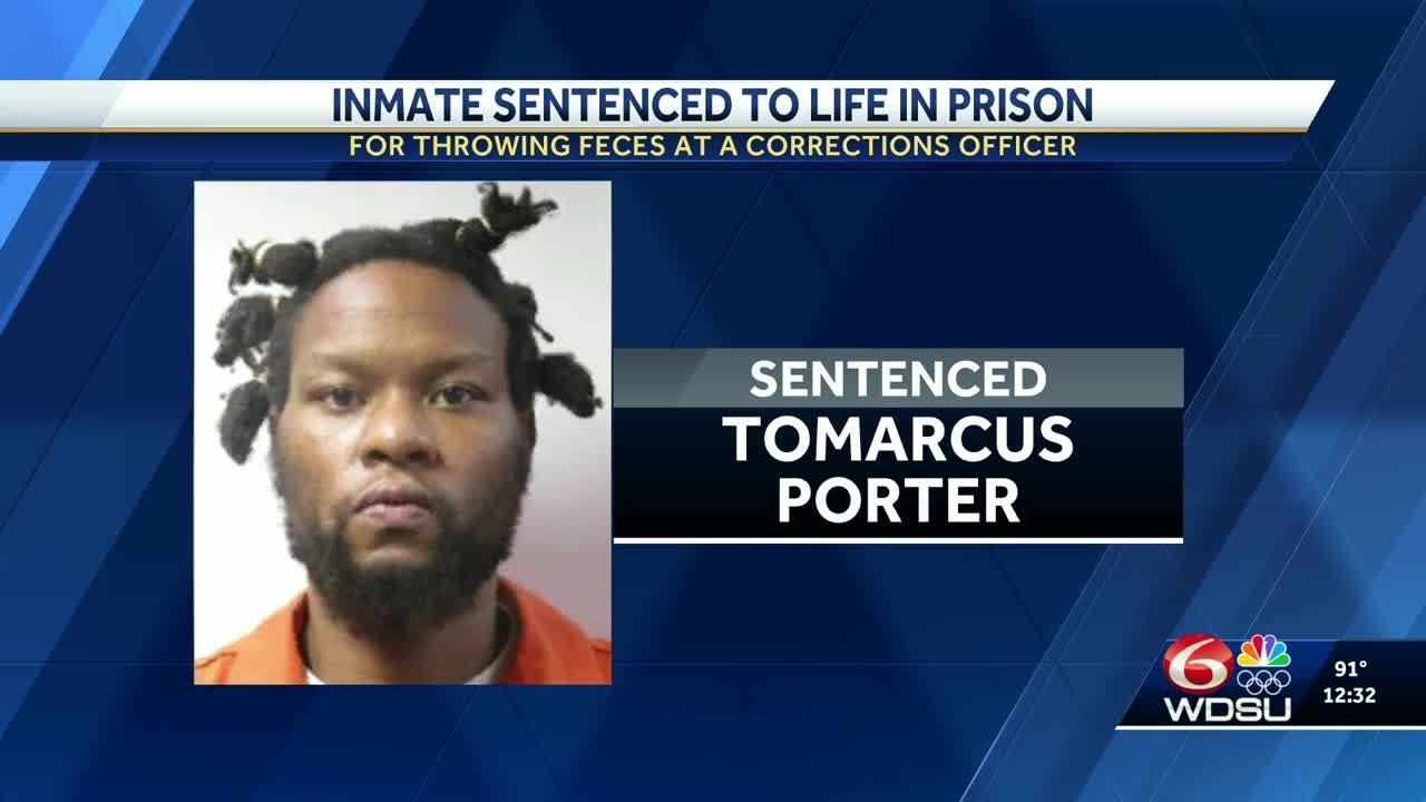 New Orleans man sentenced to life in prison after throwing feces at correctional officer