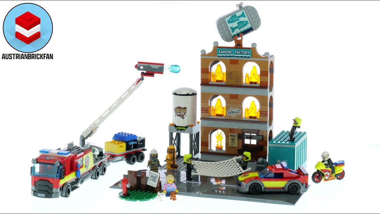 LEGO City 60321 Fire Brigade - LEGO Speed Build Review