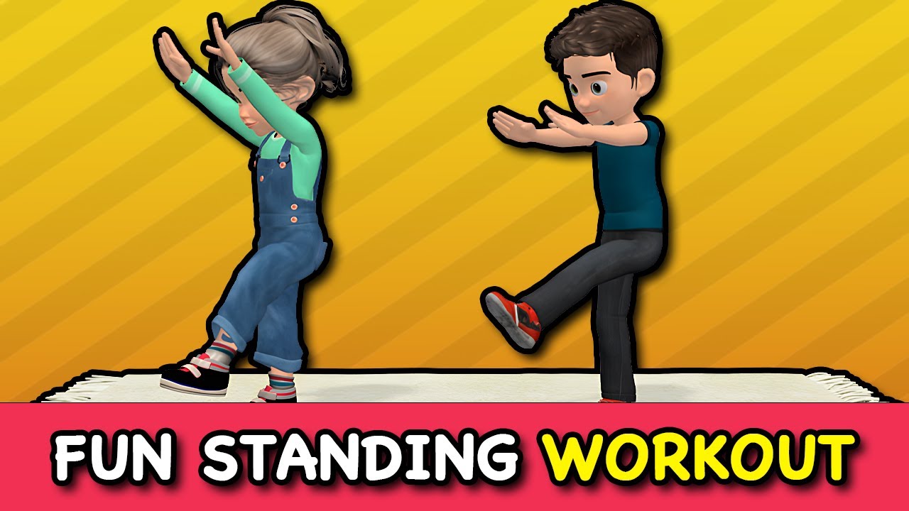 Kids Standing Workout: 20 Min Fun At Home