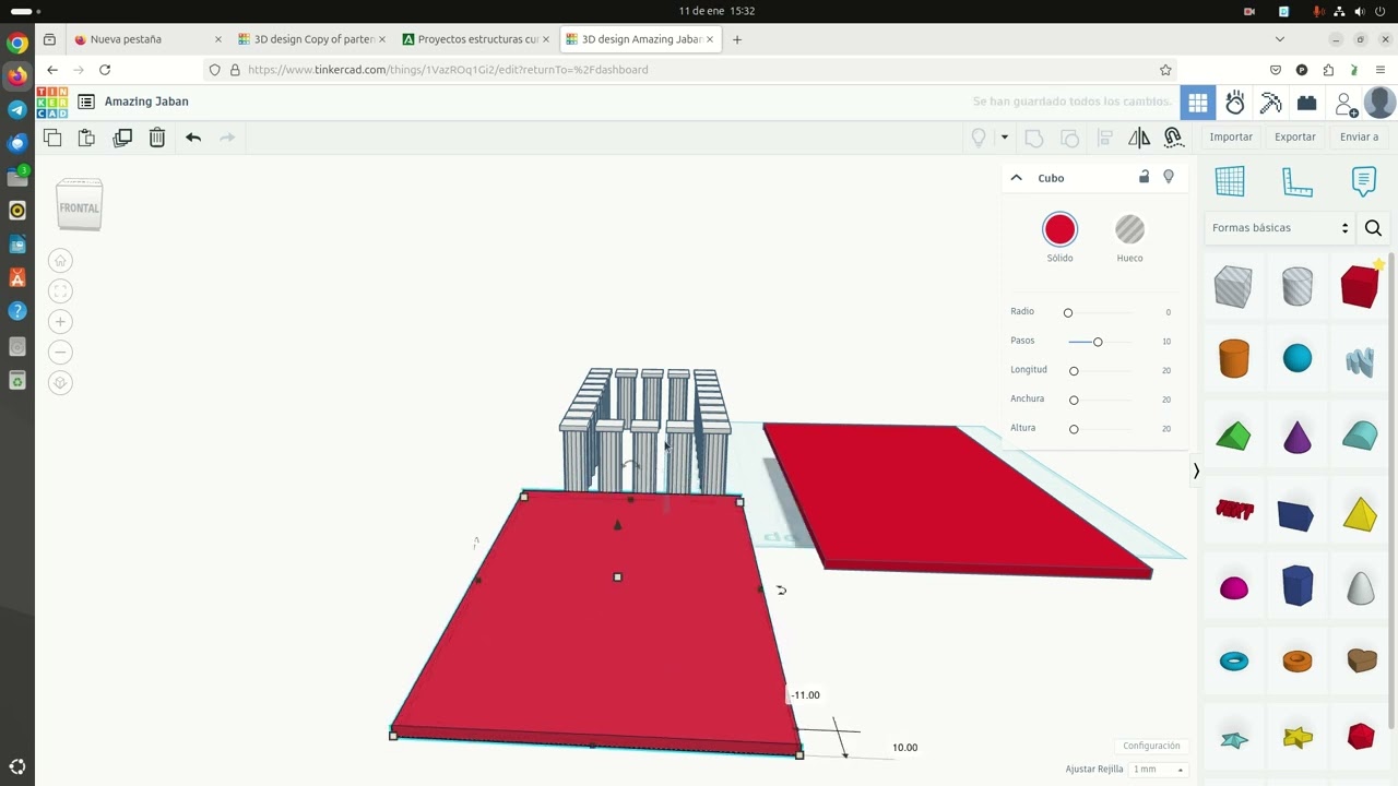 partenon tinkercad