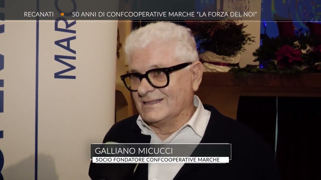 Servizio speciale di TVRS sul 50° anniversario di Confcooperative Marche