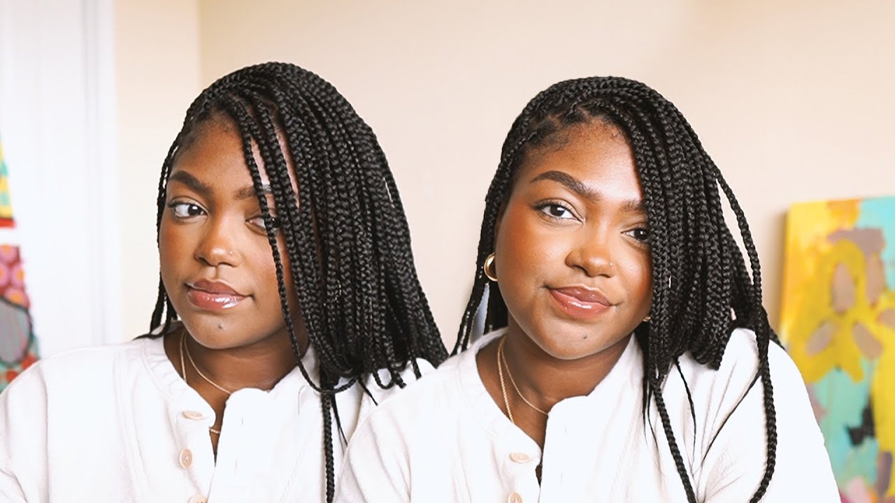 doing traditional box braids on myself
