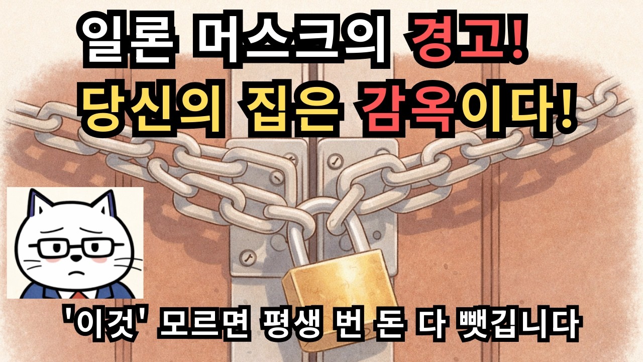 일론 머스크도 경고한 2026년, '이것' 모르면 평생 모은 내 집이 감옥 됩니다