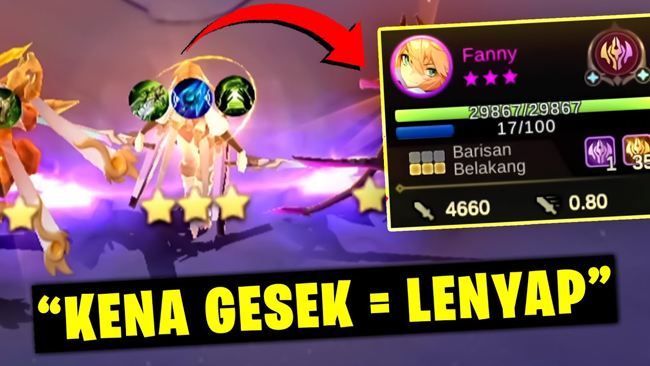 FANNY IMMORTAL PAKE YUKI 3 GALAK GAK NGOTAK! - Magic Chess Mobile Legends