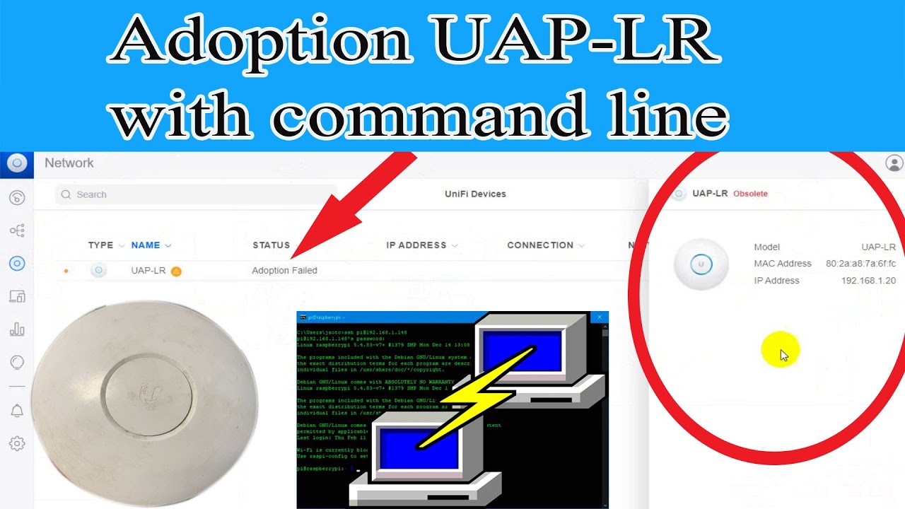 Unifi Controller can't adoption | How to adoption UAP-LR via SSH