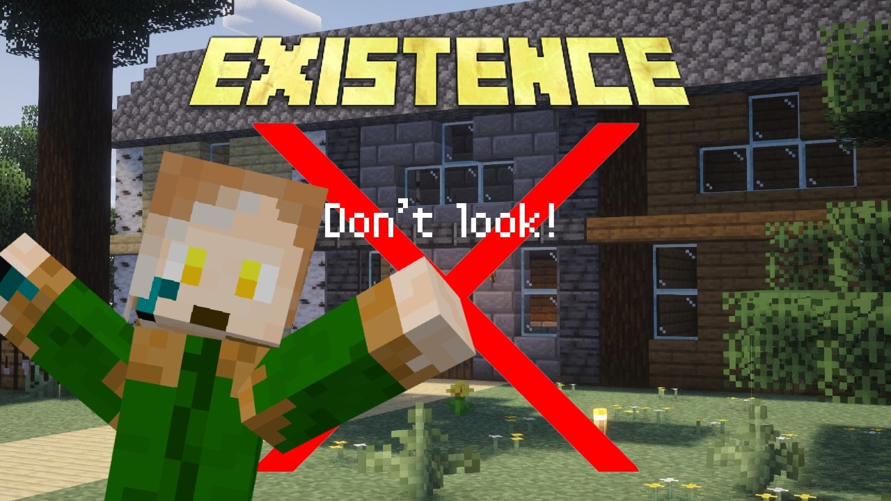 Finishing a Minecraft build even though I hate it | Existence