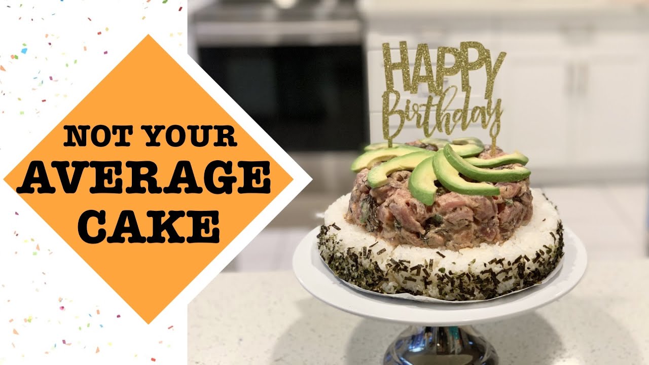 SPICY AHI POKE CAKE | Sally Funakoshi