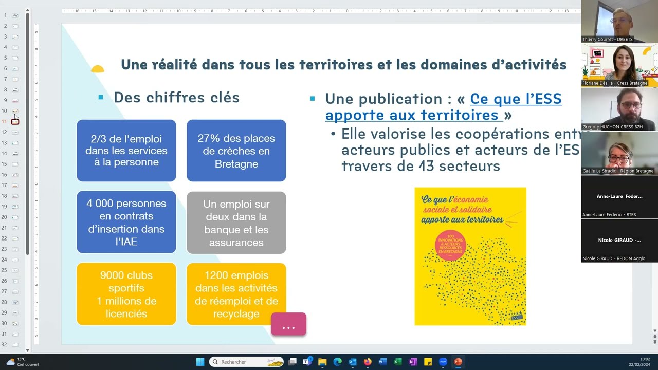 10 ans après la Loi ESS, comprendre ses fondements et l'organisation en Bretagne - Webinaire 1-2024