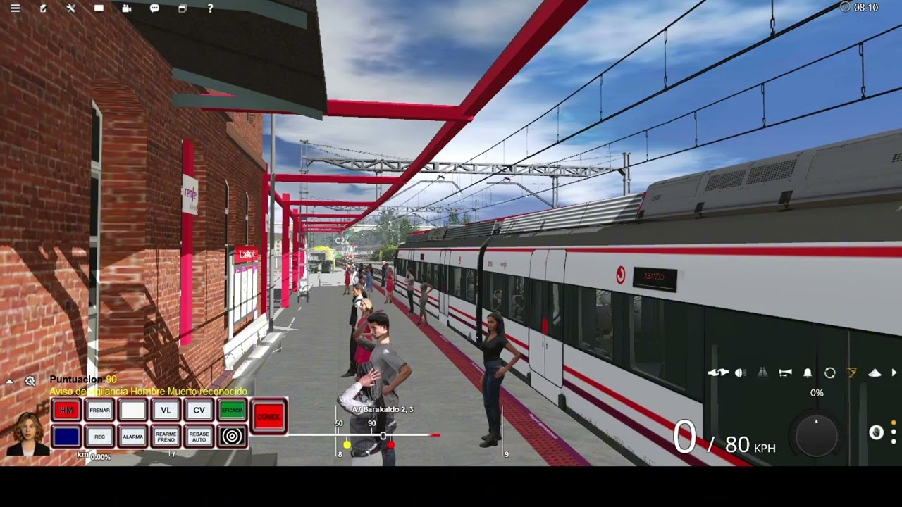 Trainz 2019 asfa renfe carcanias - aldiriak Abando-Santurtzi