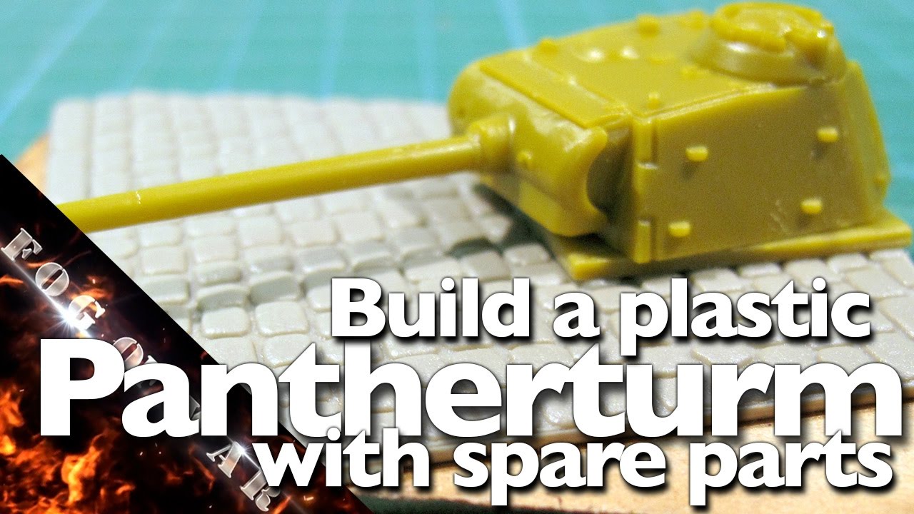 Tutorial | Pantherturm from BF plastic Panther spare parts | Flames of War