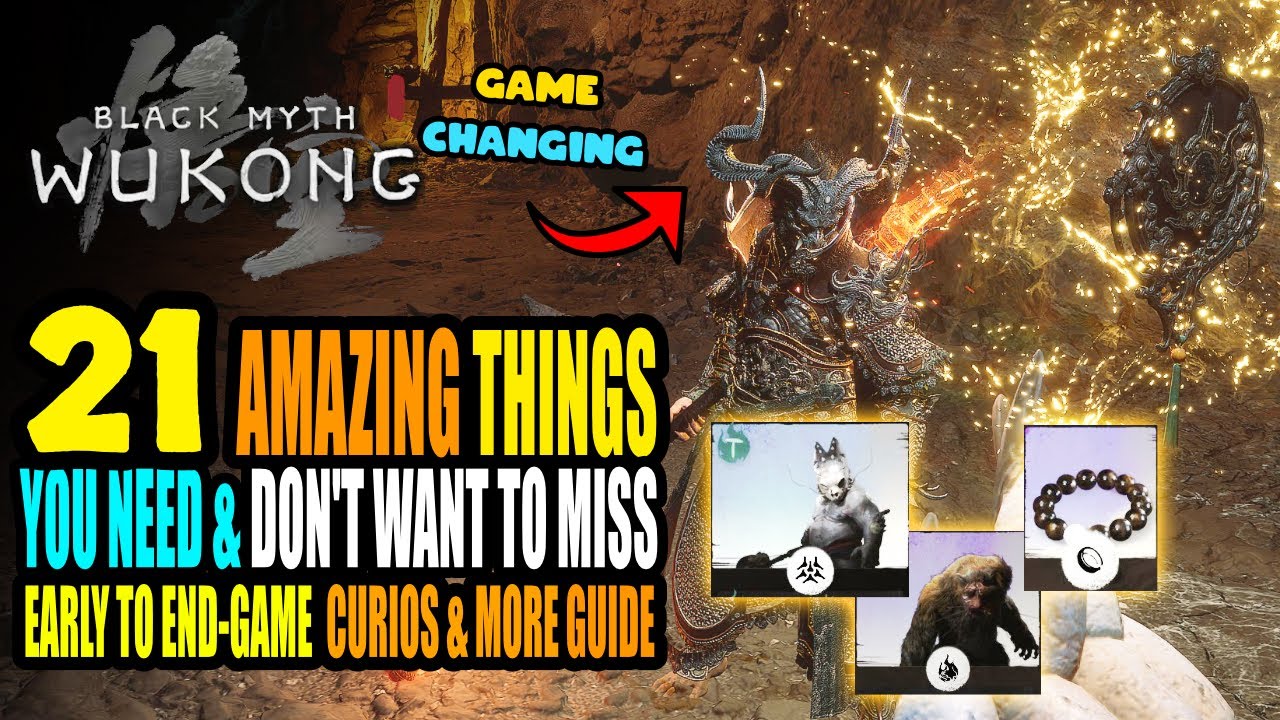 Black Myth Wukong - 21 AMAZING Things You Need to Have for your Next Cycle, Curios, Items & More