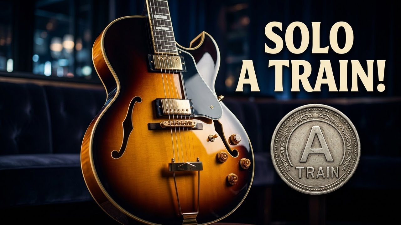    Take the A Train solo guitar 🎸. Such a fun 😁 Jazz Standard. #fingerstyle #improvisation #jazz 