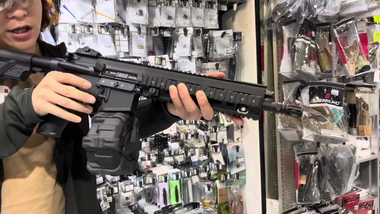 ITP Drum Magazine Adapter M4 AR System For TM MWS & Armorer Works AW Drum Mag Testing@JKARMYSHOP