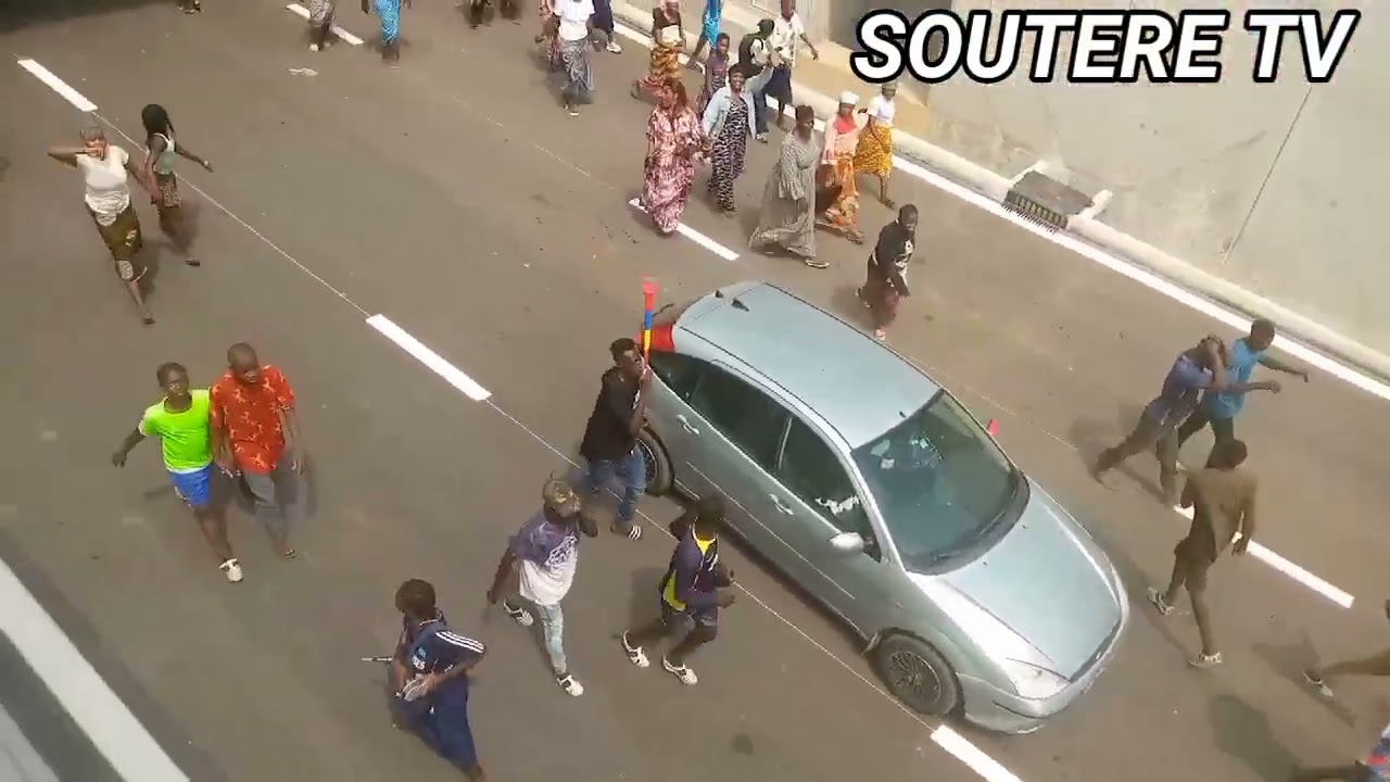 GRANDIOSE C&Eacute;R&Eacute;MONIE D'INAUGURATION DE L'&Eacute;CHANGEUR D'ABOBO GARE #souteretv