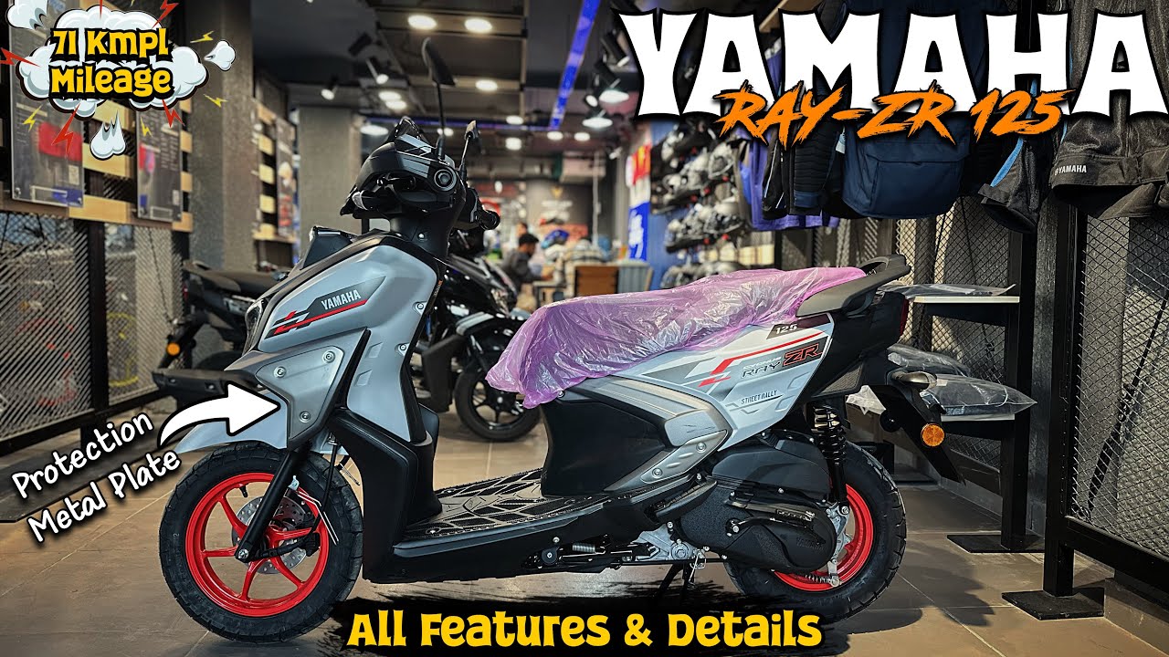 YAMAHA RAY-ZR 125 (2025) | Hybrid Scooter | All Features and Details!