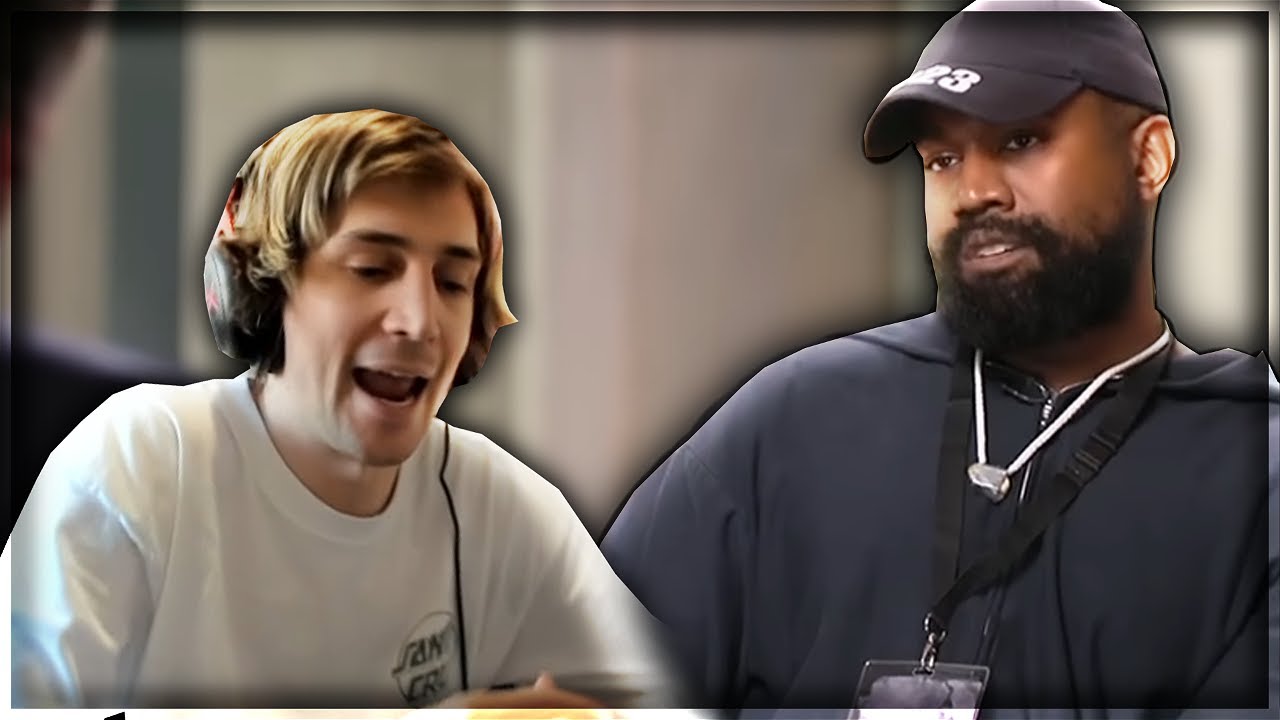 xQc Reacts to Kanye West Interview 2022 (with chat)