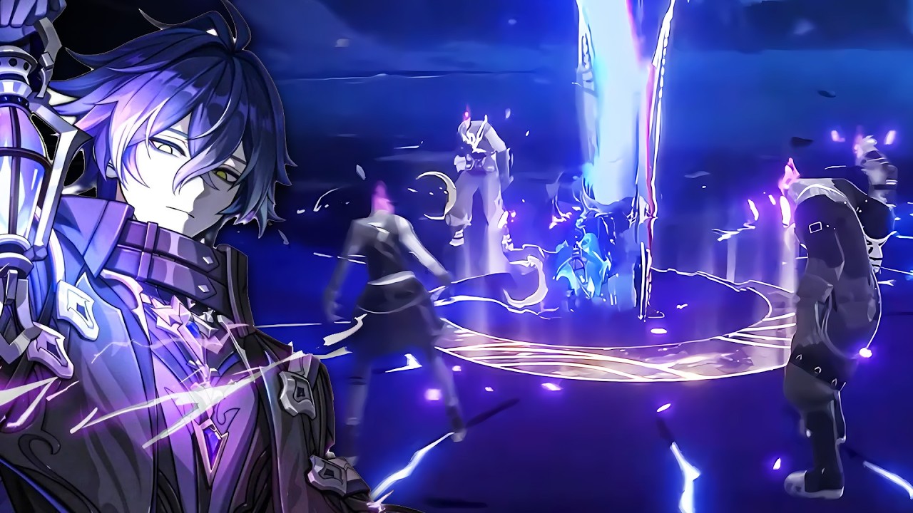 Flins Gameplay & Flins Skill Showcase | Genshin Impact 6.0 Flins Gameplay
