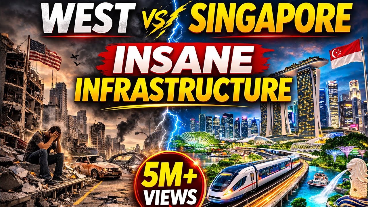 How Singapore Built the World’s Most Advanced Infrastructure | West vs Singapore ..!!!